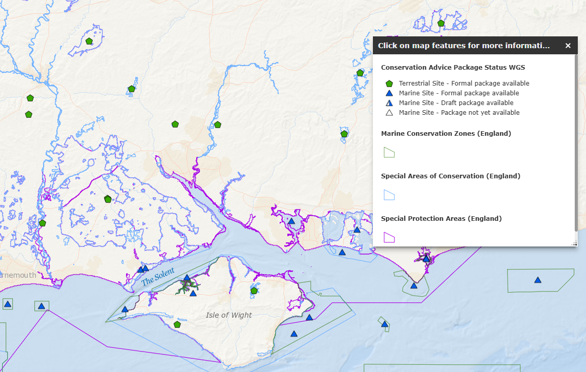 Natural England Webmapper
